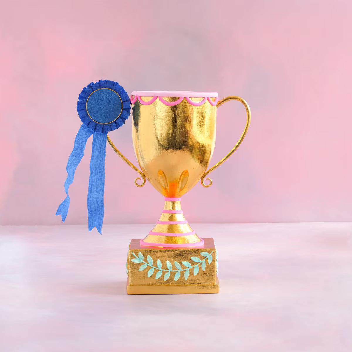 Glitterville Gold Triumphant Tabletop Trophy- 21.5"