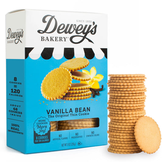 Dewey's Bakery Thin Vanilla Bean Cookies