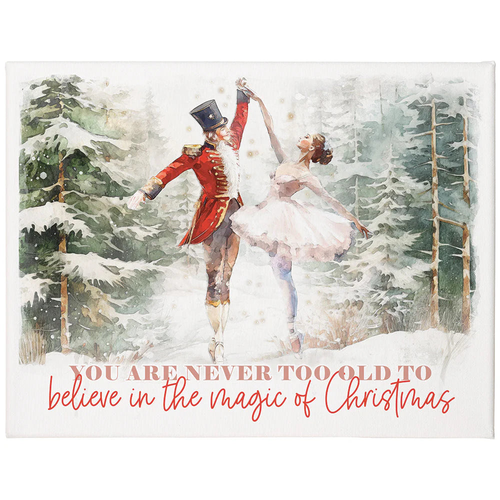 Magic Christmas Nutcracker Canvas Picture
