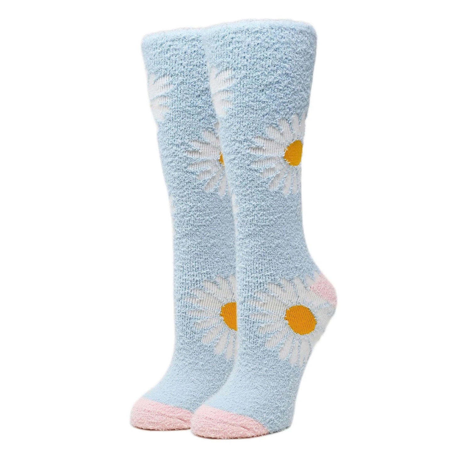 Daisy Fuzzy Socks