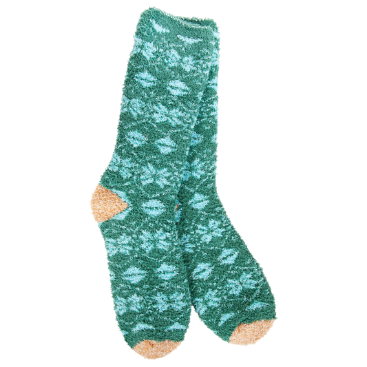 World's Softest Socks Fireside Crew Winter- Woodland Fair Isle- 342