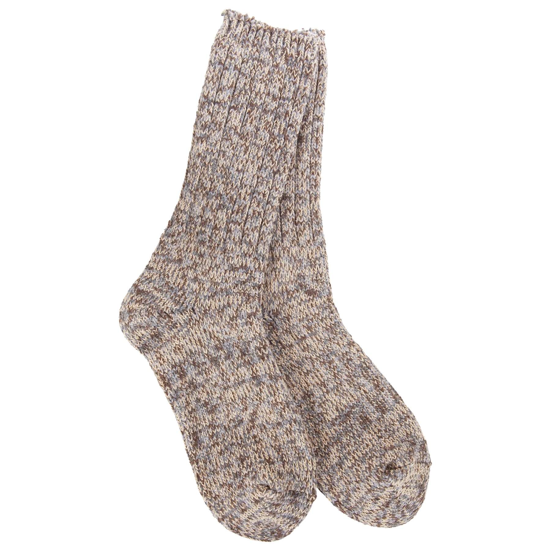 Weekend Collection Ragg Crew Socks- Nutty- 241