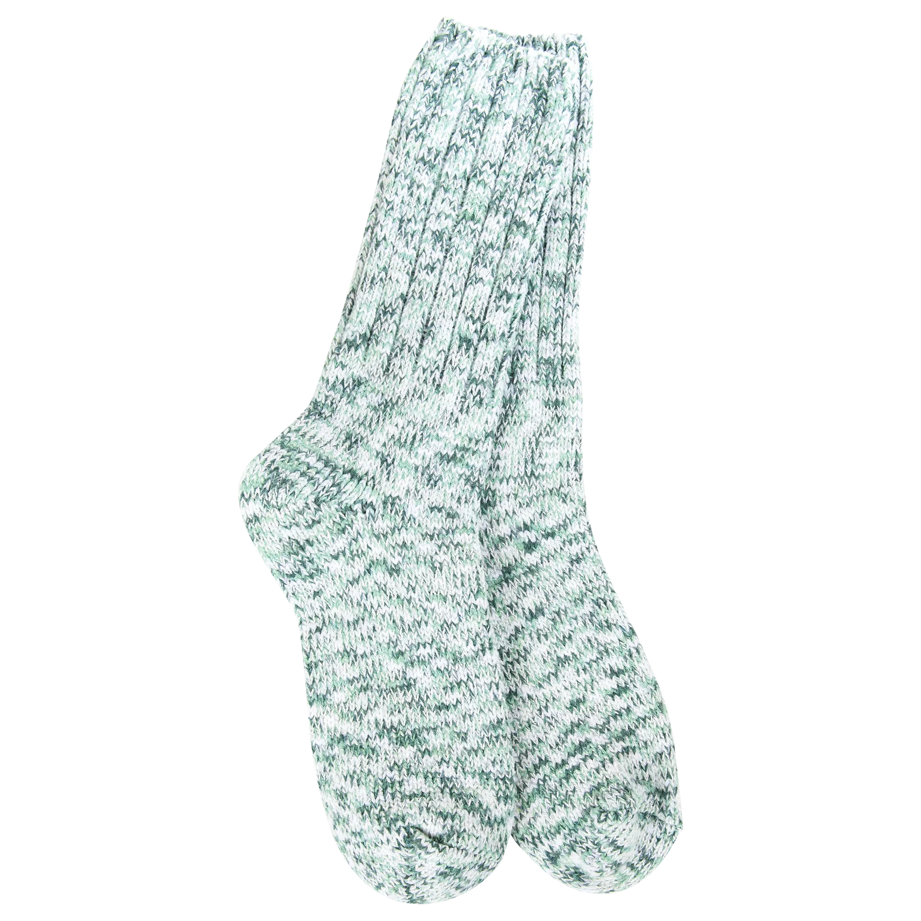 Weekend Collection Holiday Ragg Crew Socks- Spruce- 313
