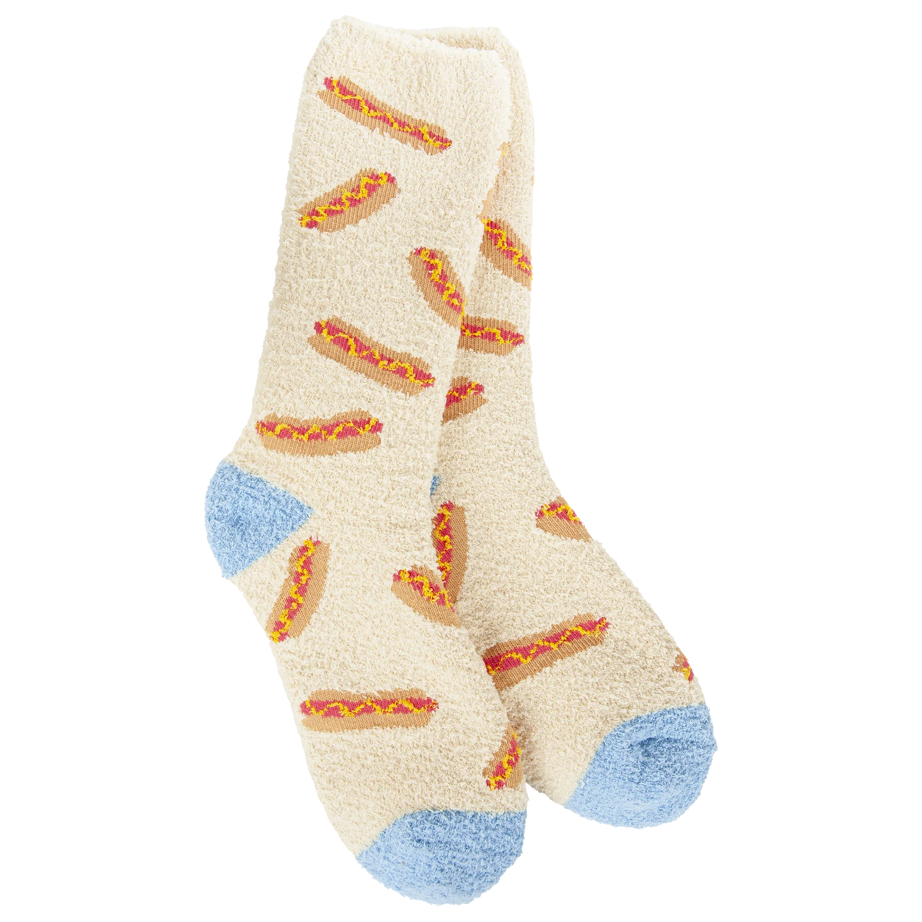 Cozy Collection Cozy Fall Crew Sock- Hot Dog- 124