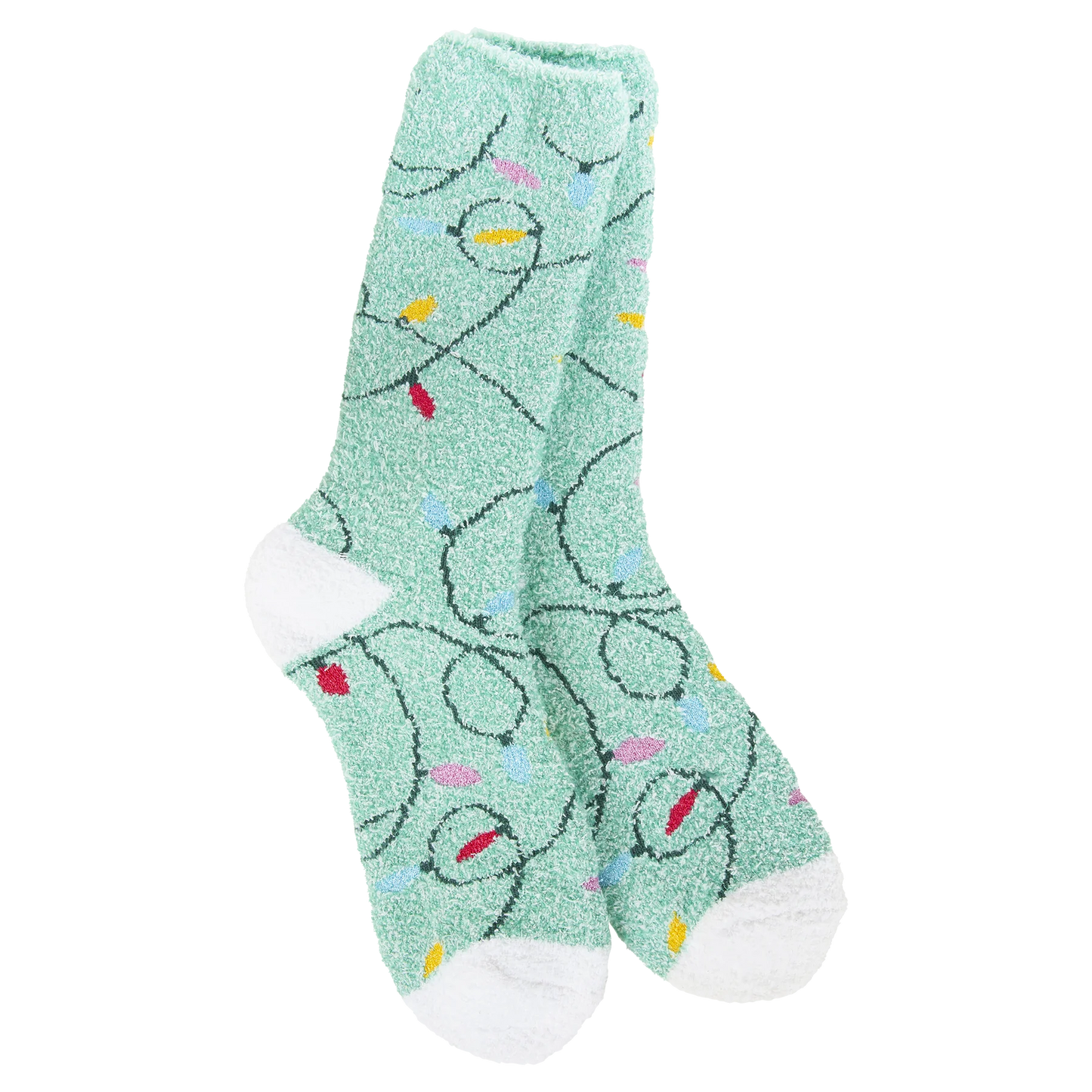 Cozy Collection Holiday Cozy Crew Socks- Holiday Lights- 339