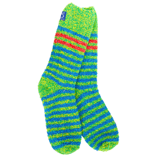 World's Softest Socks Holiday Multi Crew- Jolly Multi-346