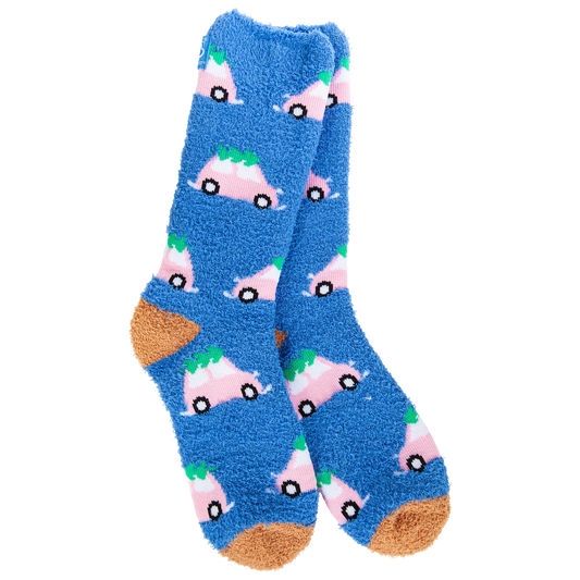 World's Softest Socks Cozy Crew Holiday- Christmas Bug- 463