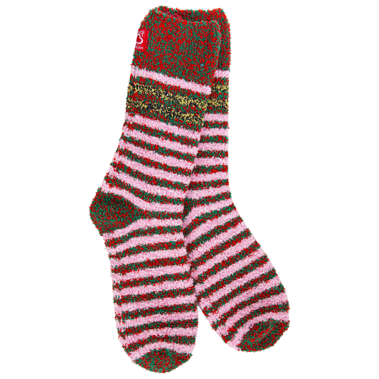 World's Softest Socks Holiday Multi Crew- Merry Multi- 638