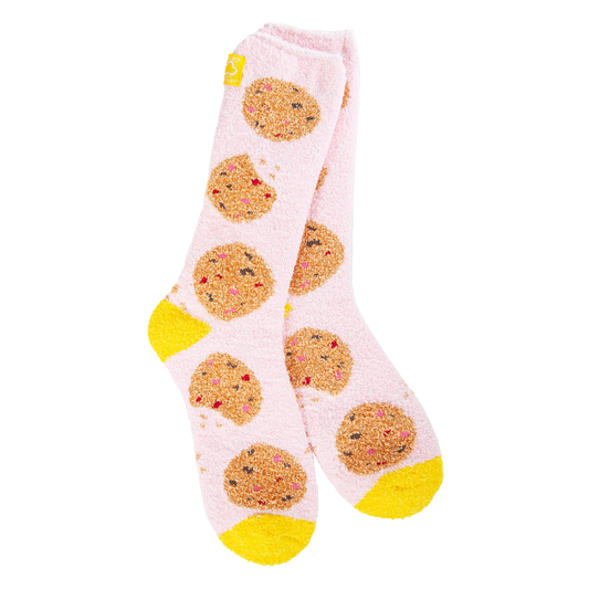 Cozy Collection Holiday Spring Cozy Crew Socks- Cookie Crumble- 888