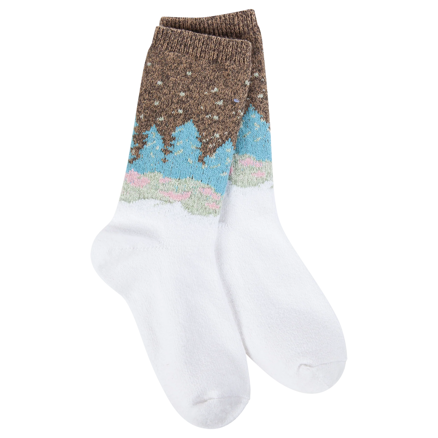 Weekend Collection Whimsical Forest Mini Crew Socks