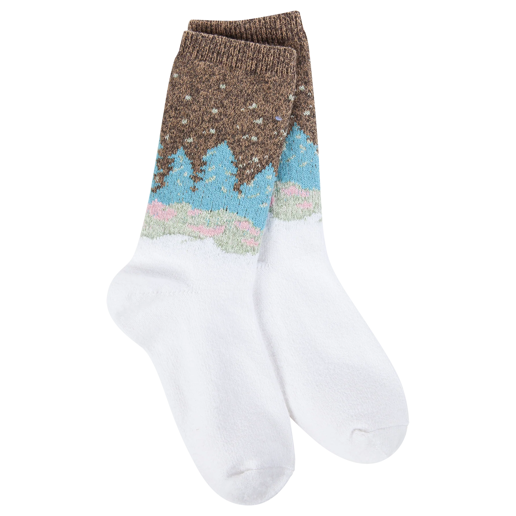 Weekend Collection Whimsical Forest Mini Crew Socks