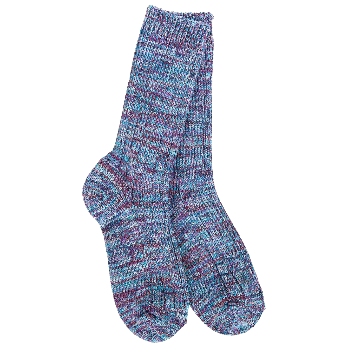 World's Softest Socks Weekend Missioni Crew- Neptune- 454