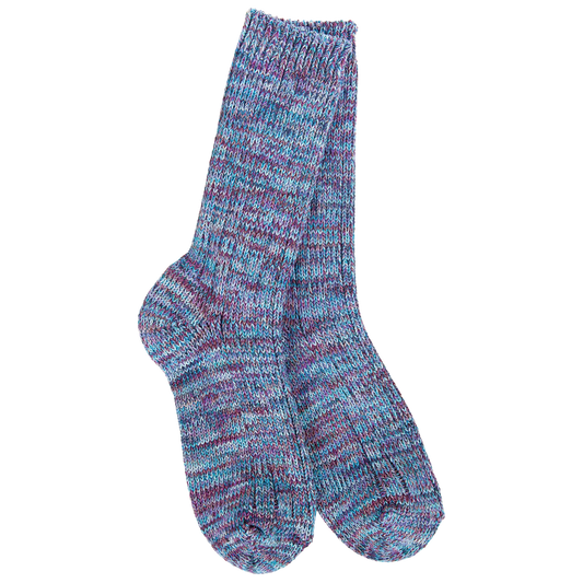World's Softest Socks Weekend Missioni Crew- Neptune- 454
