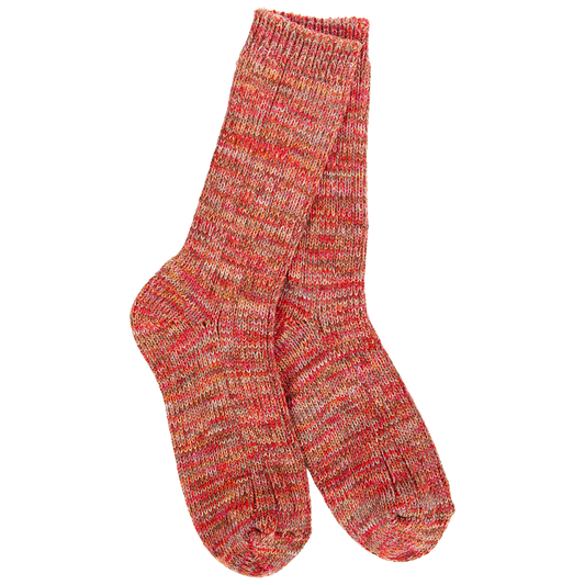 World's Softest Socks Weekend Missioni Crew- Brick- 628