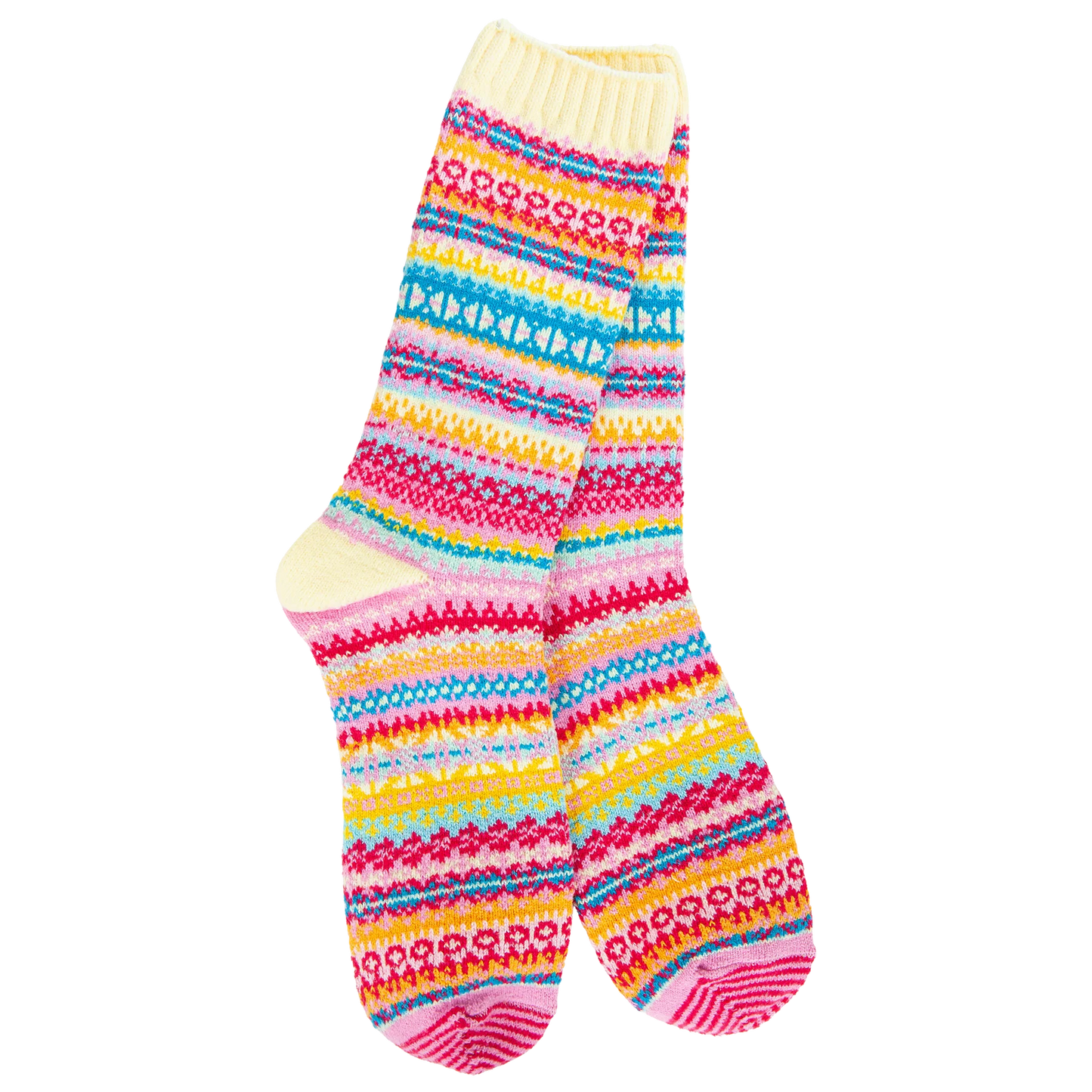 World's Softest Socks Weekend Nordic Crew- Whimsy- 768