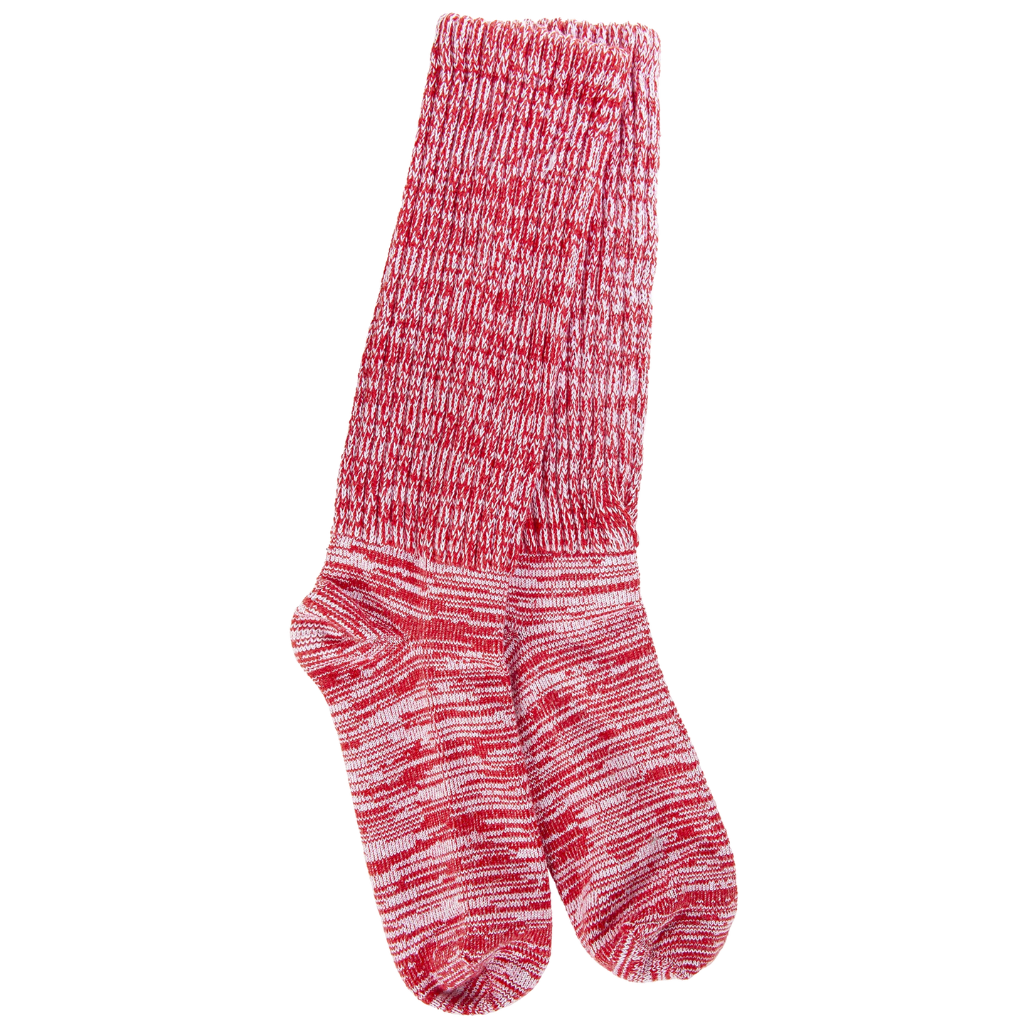 Weekend Slub Slouch Crew Sock- Peppermint- 699