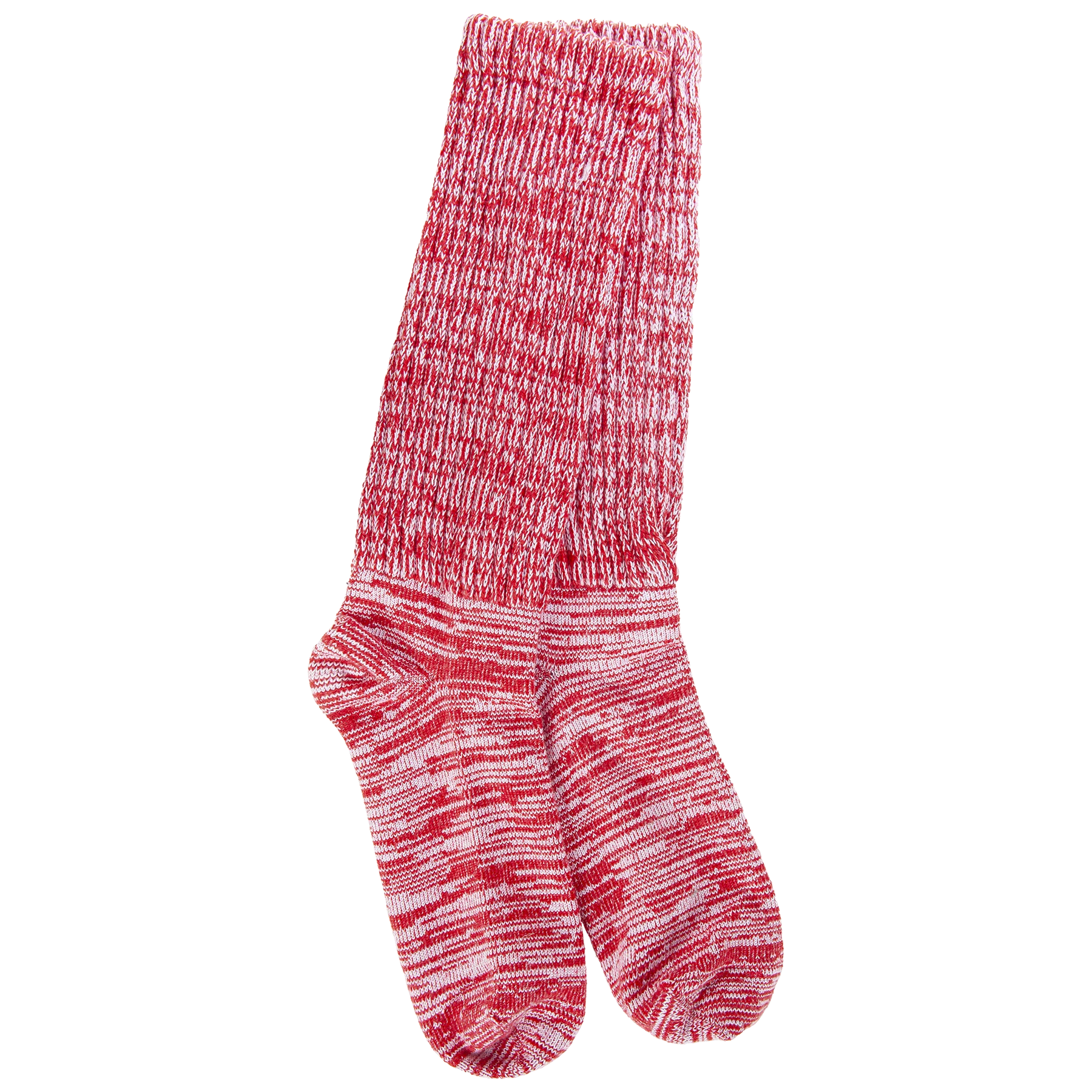 Weekend Slub Slouch Crew Sock- Peppermint- 699