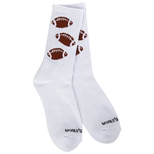 Weekend Collection Sport Mini Crew Socks- Football