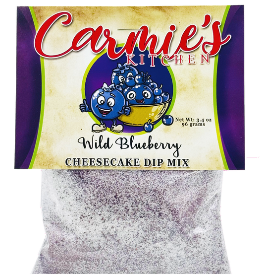 Carmies Wild Blueberry Cheesecake Dip Mix