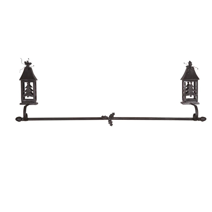 Metal Lantern Stocking Holder