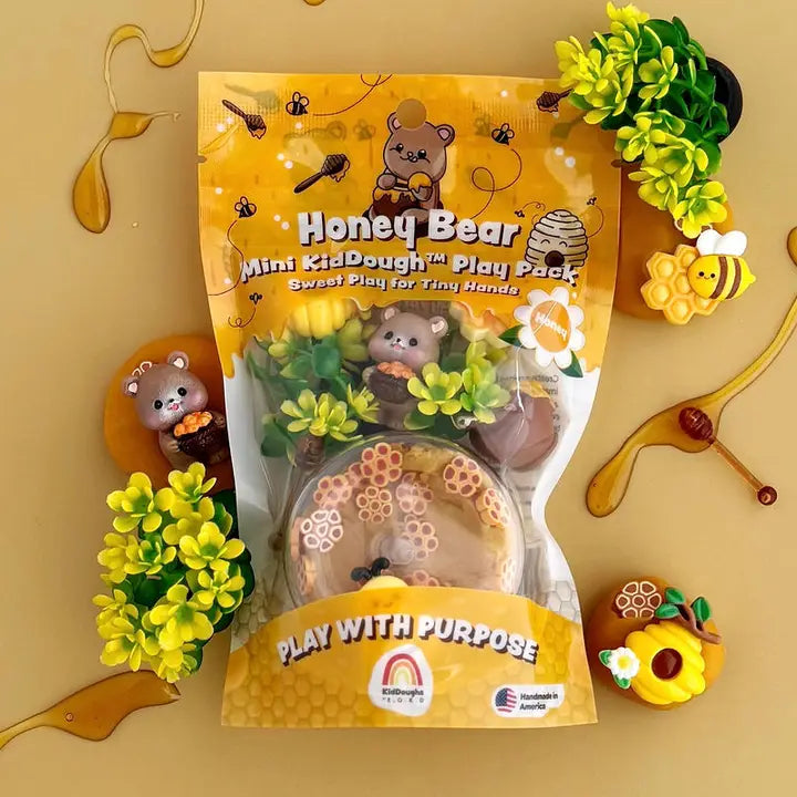 Kid Dough Honey Bear Mini Play Pack