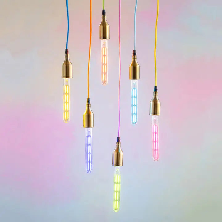 Glitterville Color Filament Tube Bulb