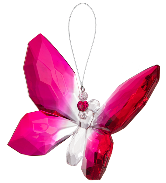 Brilliant Color Acrylic Hanging Butterlies