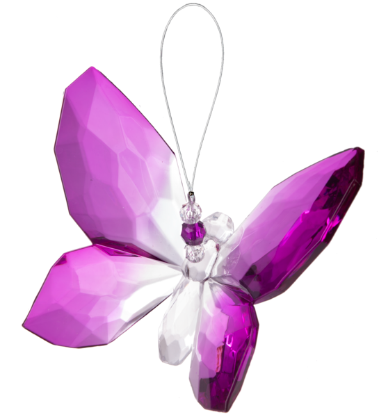 Brilliant Color Acrylic Hanging Butterlies