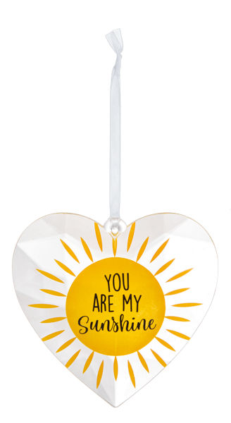 You Are My Sunshine Acrylic Heart Ornament
