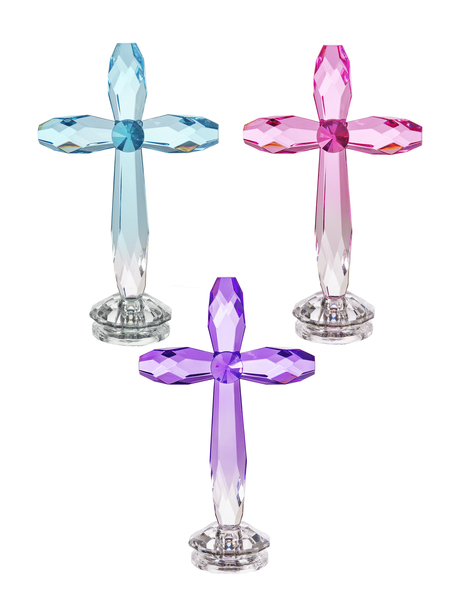 Colorful Acrylic Standing Crosses