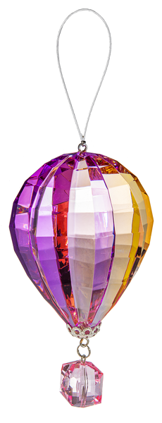 Vibrant Hot Air Balloon Ornaments