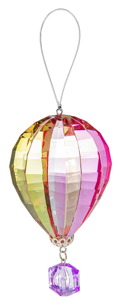 Vibrant Hot Air Balloon Ornaments
