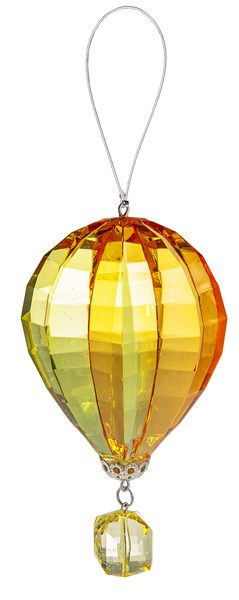 Vibrant Hot Air Balloon Ornaments