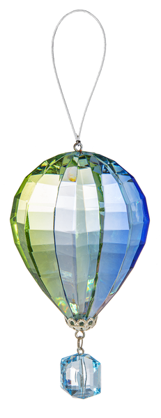Vibrant Hot Air Balloon Ornaments