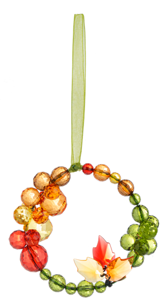 Crystal Expressions Autumn Beaded Mini Wreath