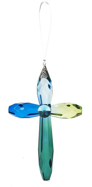 Acrylic Hanging Rainbow Crosses