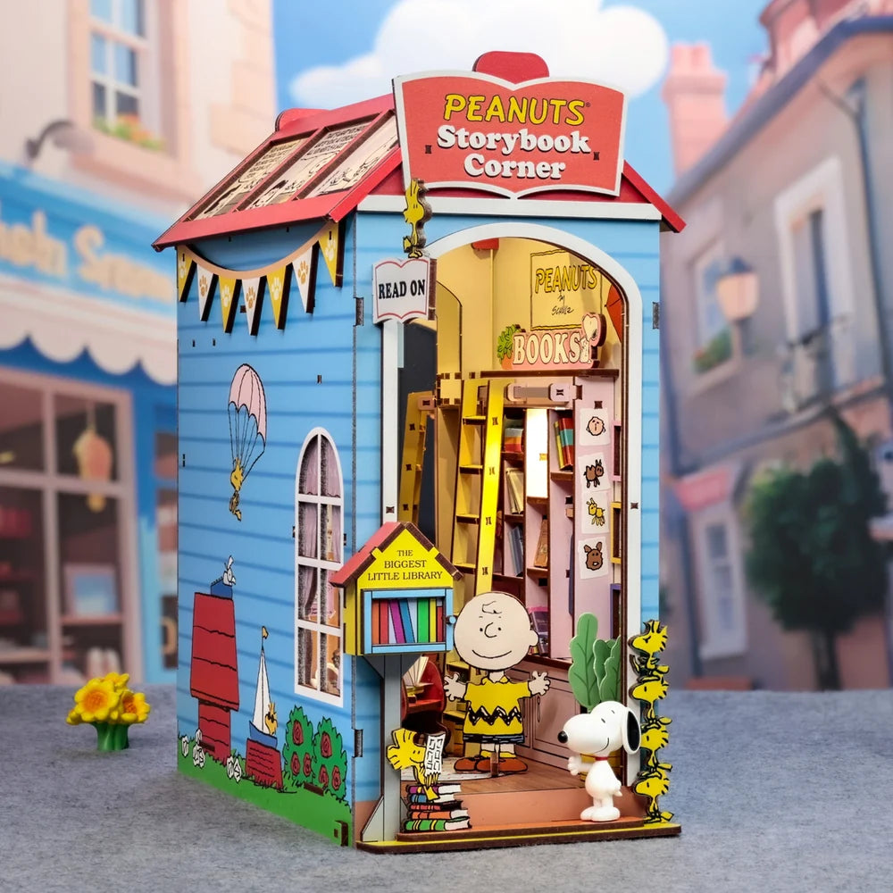 Peanuts Storybook Corner- DIY Miniature Book Nook Kit (Copy)