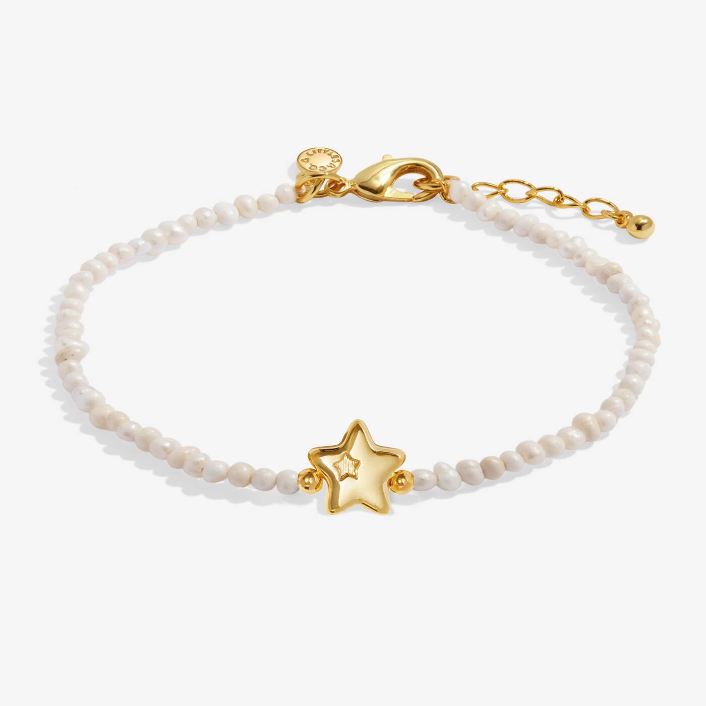 Precious Moments Bracelet In Gold-Tone Plating- Written In The Stars