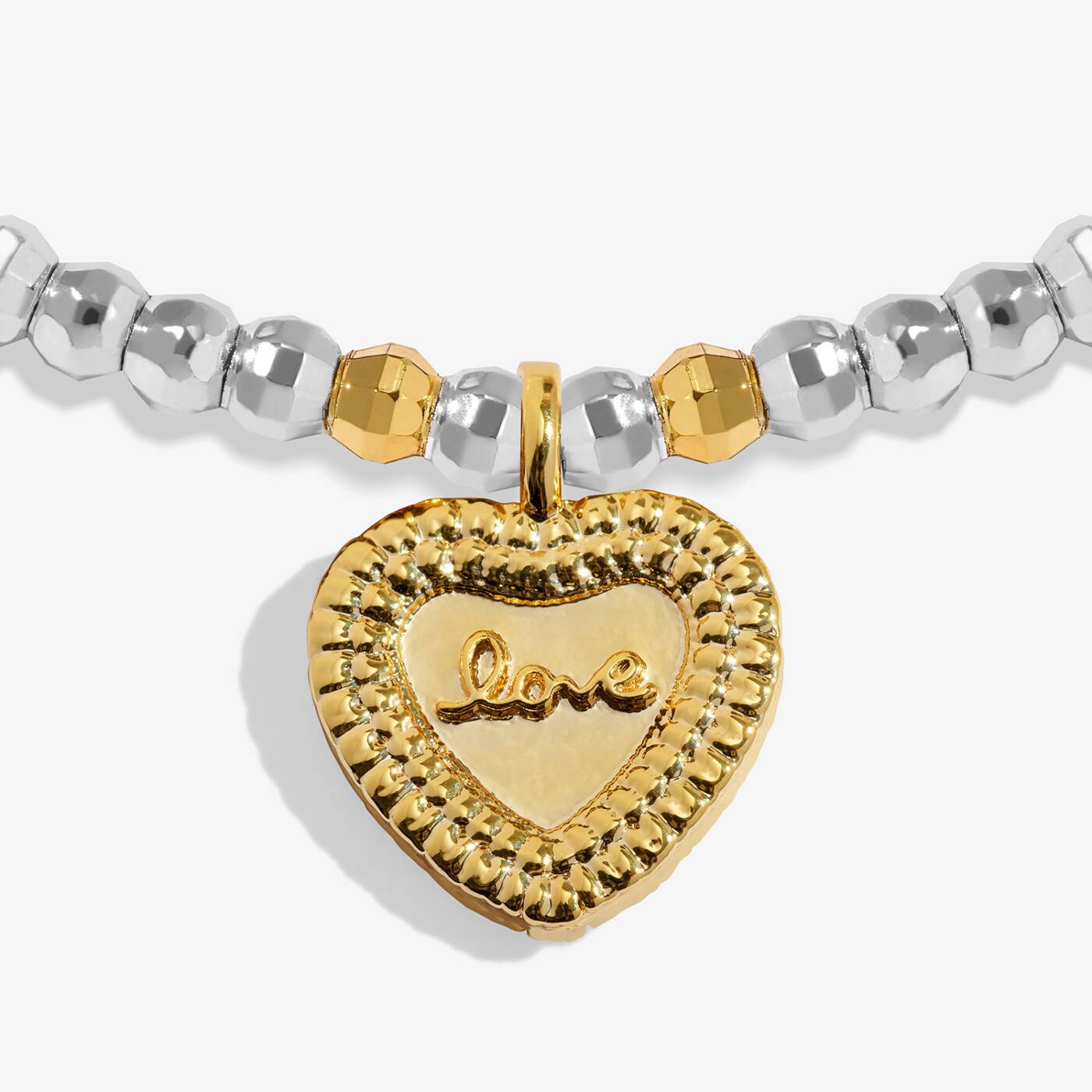 Little Stories Bracelet In Silver and Gold-Tone Plating- Birthday Love