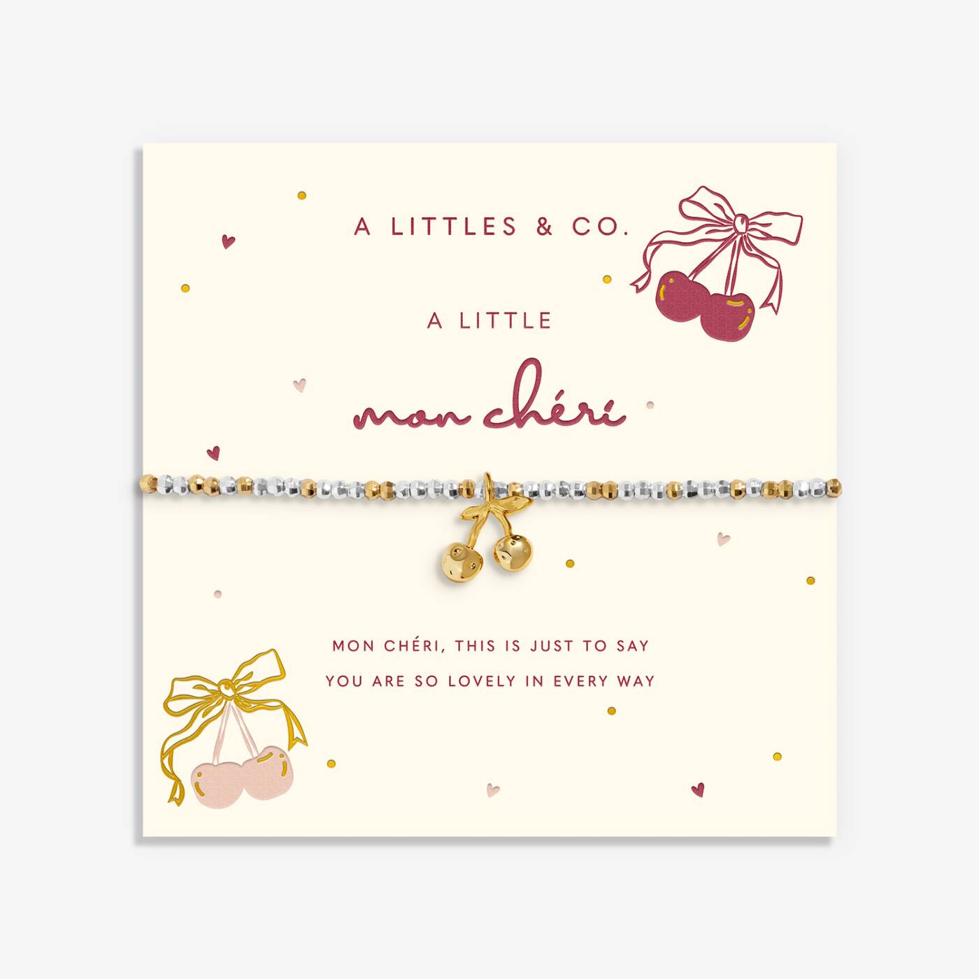 Little Stories Bracelet In Silver and Gold-Tone Plating- Mon Cheri