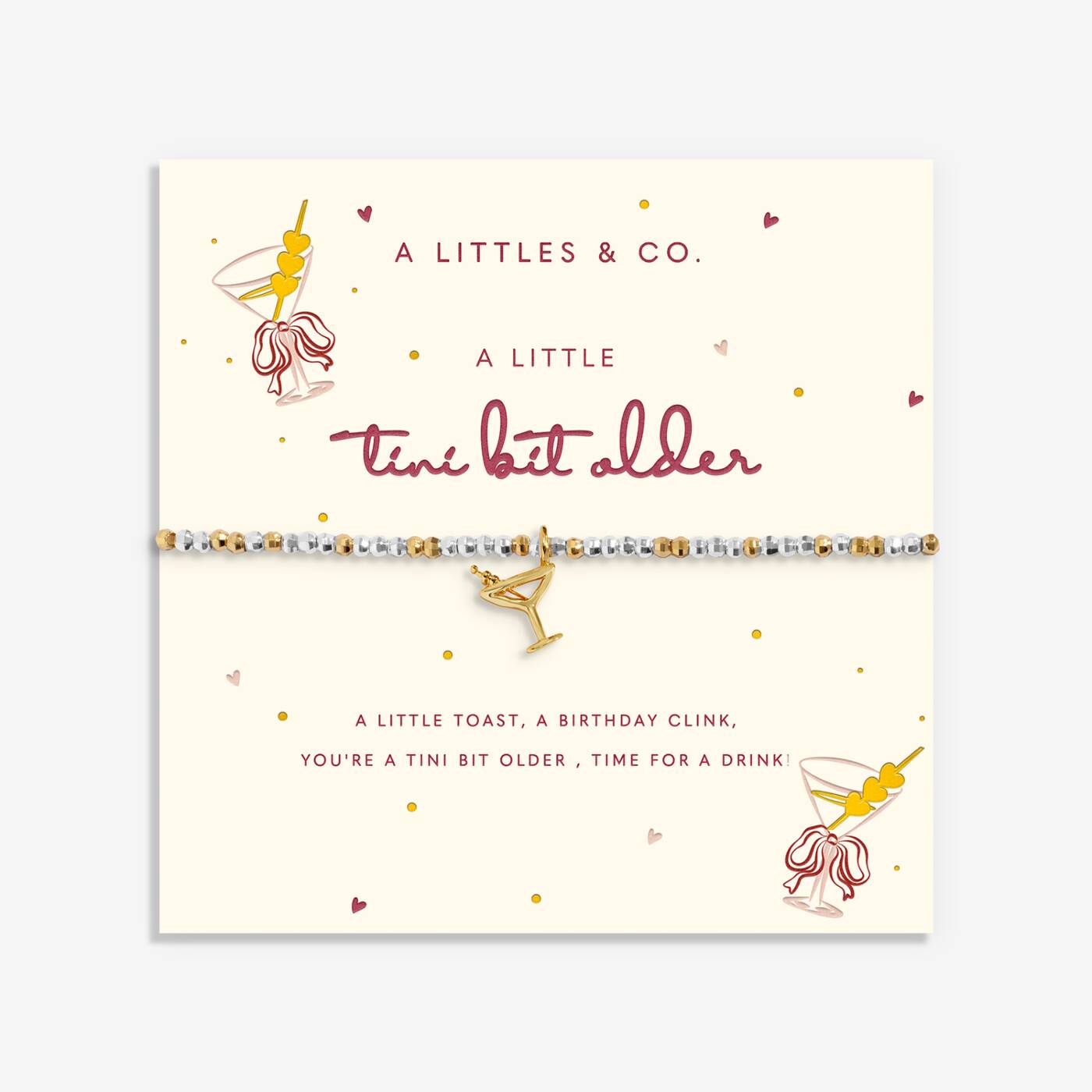 Little Stories Bracelet In Silver and Gold-Tone Plating- Tini Bit Older