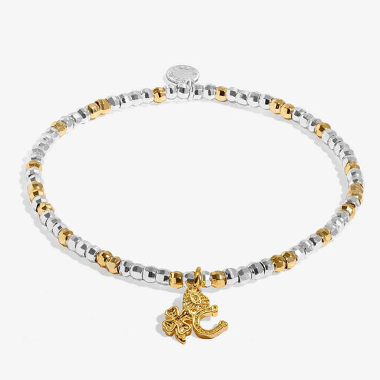 Little Stories Bracelet In Silver and Gold-Tone Plating- Love & Luck