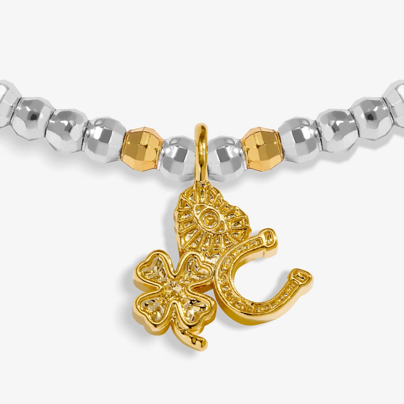 Little Stories Bracelet In Silver and Gold-Tone Plating- Love & Luck
