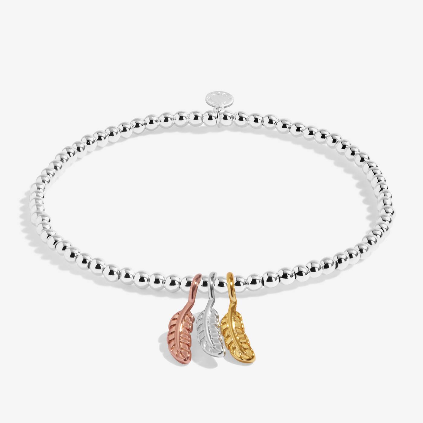 A Little Charmed Moments 'Feathers Appear When Loved Ones Are Near' Bracelet