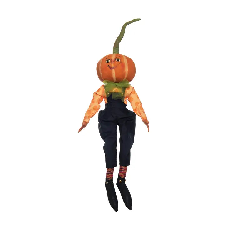 Huey Pumpkin Gathered Traditions Art Doll