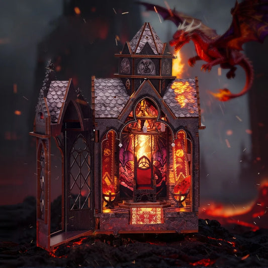 Ember Throne DIY Miniature Book Nook Kit