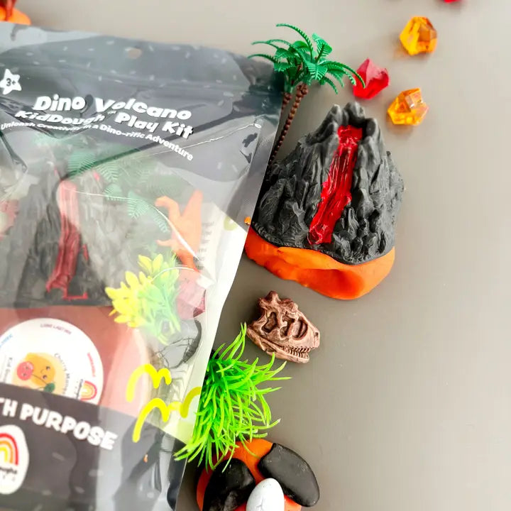 Dino Volcano Kiddough Play Kit