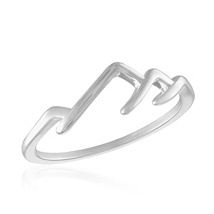 Layers Mix & Match Silver Rings- Size 9
