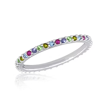 Layers Mix & Match Silver Rings- Size 9