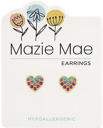 Mazie Mae Hypoallergenic Gold Stud Earrings